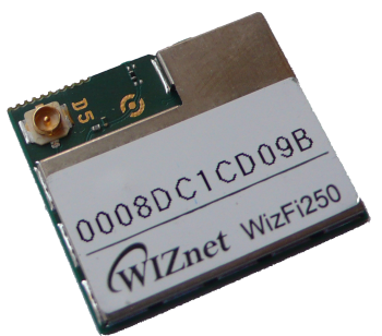 WizFi250-CON with only U.FL connector