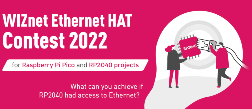 WIZnet Ethernet HAT Design Contest 2022 promotion